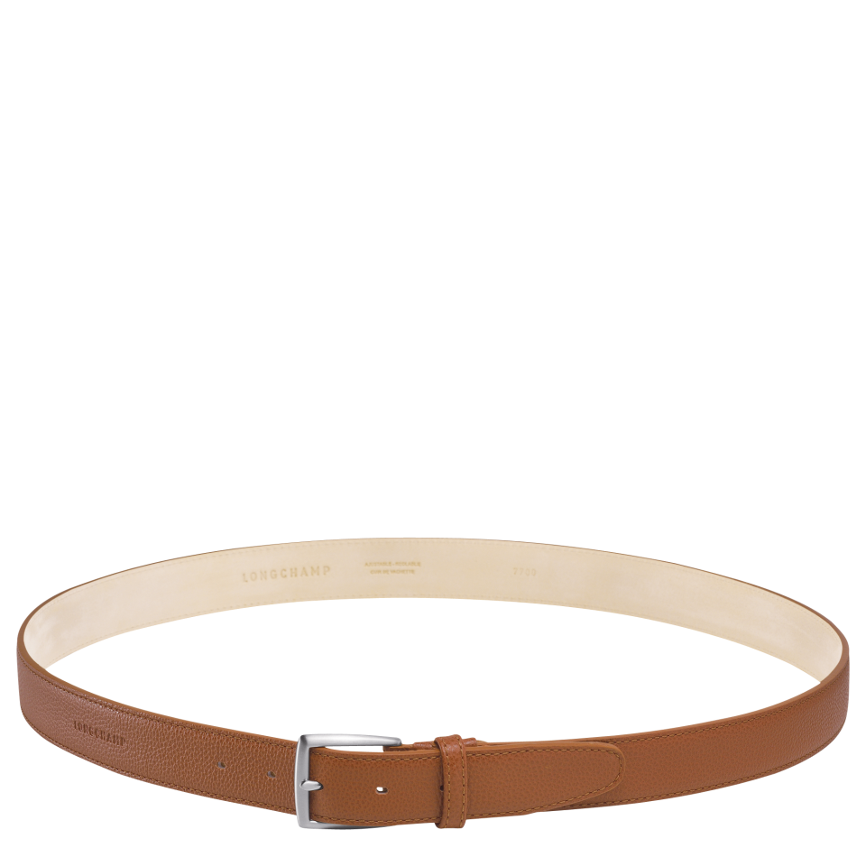 Le Foulonné Men's belt Caramel - Leather